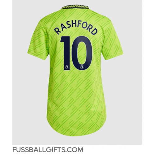 Manchester United Marcus Rashford #10 Fußballbekleidung 3rd trikot Damen 2022-23 Kurzarm
